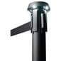 Stanchion mount LED light with with rechargeable battery