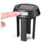 Stanchion mount LED light with light sensor