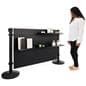 Slatwall merchandiser with powder coated finish 