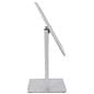 Silver countertop snap frame with sturdy base