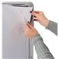 Countertop snap frame with protective non glare lens