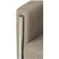 Modern Reception Chair with Closed Armrest Design