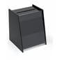 black acrylic ballot box