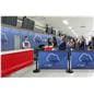 Retractable banner for stanchion for branding and promotions