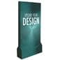 Custom printed cardboard banner stand with personalized printing options 