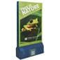 Custom printed cardboard banner stand with double-sided graphics