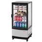 3 shelf countertop display refrigerator