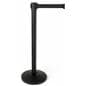 Black Sanitizer Stanchion Station