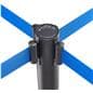 Steel stanchion with up to four connections