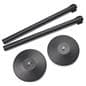 Retractable queue barrier kit