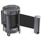 Retractable barrier stanchion with quick and easy assembly