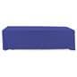 Royal Blue polyester table cover with machine washable fabric 