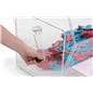 Acrylic Raffle Drum with Hand Crank
