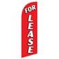 Polyester FOR LEASE red message flag
