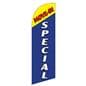 Outdoor MOVE-IN SPECIAL blue sail flag