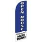Replacement OPEN HOUSE Vertical Blue Banner Flag