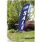 Polyester FOR SALE blue feather banner