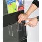Brochure Wall Display with Pocket Dividers