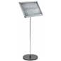 Front Loading 17 x 11 Silver Snap Frame Stand