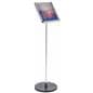 Front Loading 8.5 x 11 Silver Snap Frame Stand