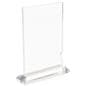5x7 acrylic frame with double sided viewing