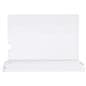 Horizontal acrylic sign holder for 4" x 6" media