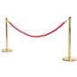 Stanchion post for crowd control