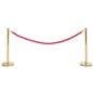 Stanchion post with easy crowd expansion