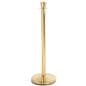 Stanchion post in beautiful polished gold finish