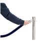 Stanchion post with modern design