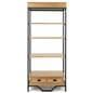 31 inch wide french industrial bookshelf etagere