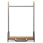 72 inch tall vintage clothes rack for boutique with max weight capacity of 100 pounds 