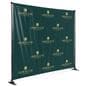 8x10 Event step and repeat backdrop with fully customizable graphic