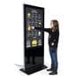 10pt IR touch screen 55" advertising multimedia kiosk