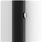Black poster holder with plunger lock