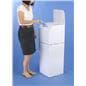 floorstanding corrguated ballot box