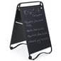 Dual Purpose Chalkboard Display Fixture Sandwich Board