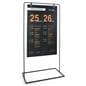Minimal hanging signage stand with high quality UV printing