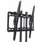 TV Wall Mount with Floating Glass Shelf, Tilting Bracket