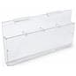 Slatwall Acrylic with 4 Pockets
