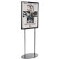 Metal Poster Stands For 22 x 28 Graphics (Black)