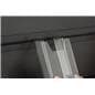 Slatwall Lobby Display with Leaflet Holders on Aluminum Channels