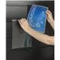 Slatwall Tower Literature Holder with 12 Sign Frames