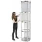 Pirouet portable collapsible showcase with modular panels