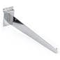 Shelf slatwall 12" chrome knife bracket 