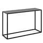 Black console table is lightweight