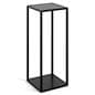 Slim tall side table is scratch resistant