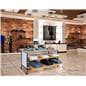 Tiered display table with modern and sleek design
