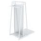 Garment display rack with a-frame design 