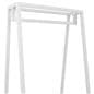 Retail clothes rack with 21 inch wide hang bar 